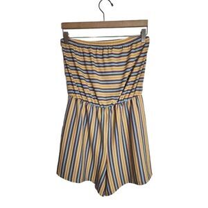 Wild‎ Fable Romper Women's Small Striped Strapless Knit